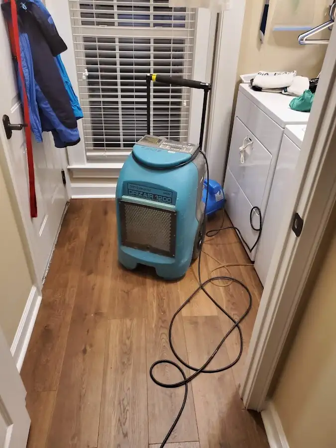 Commercial dehumidifier deployed for Crawl Space Restoration in Liberty Hill