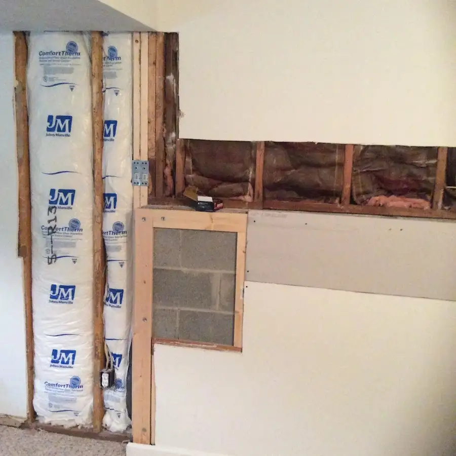 Wall insulation replacement during Odor Removal & Deodorization in Liberty Hill